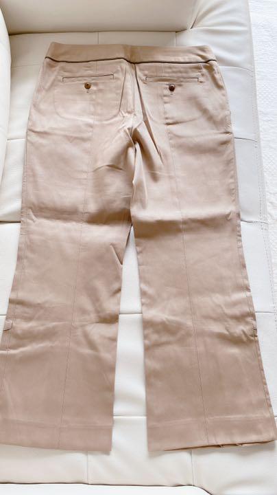 美品 SHIPS 七分丈クロップドパンツ Mサイズ ベージュ 新品未