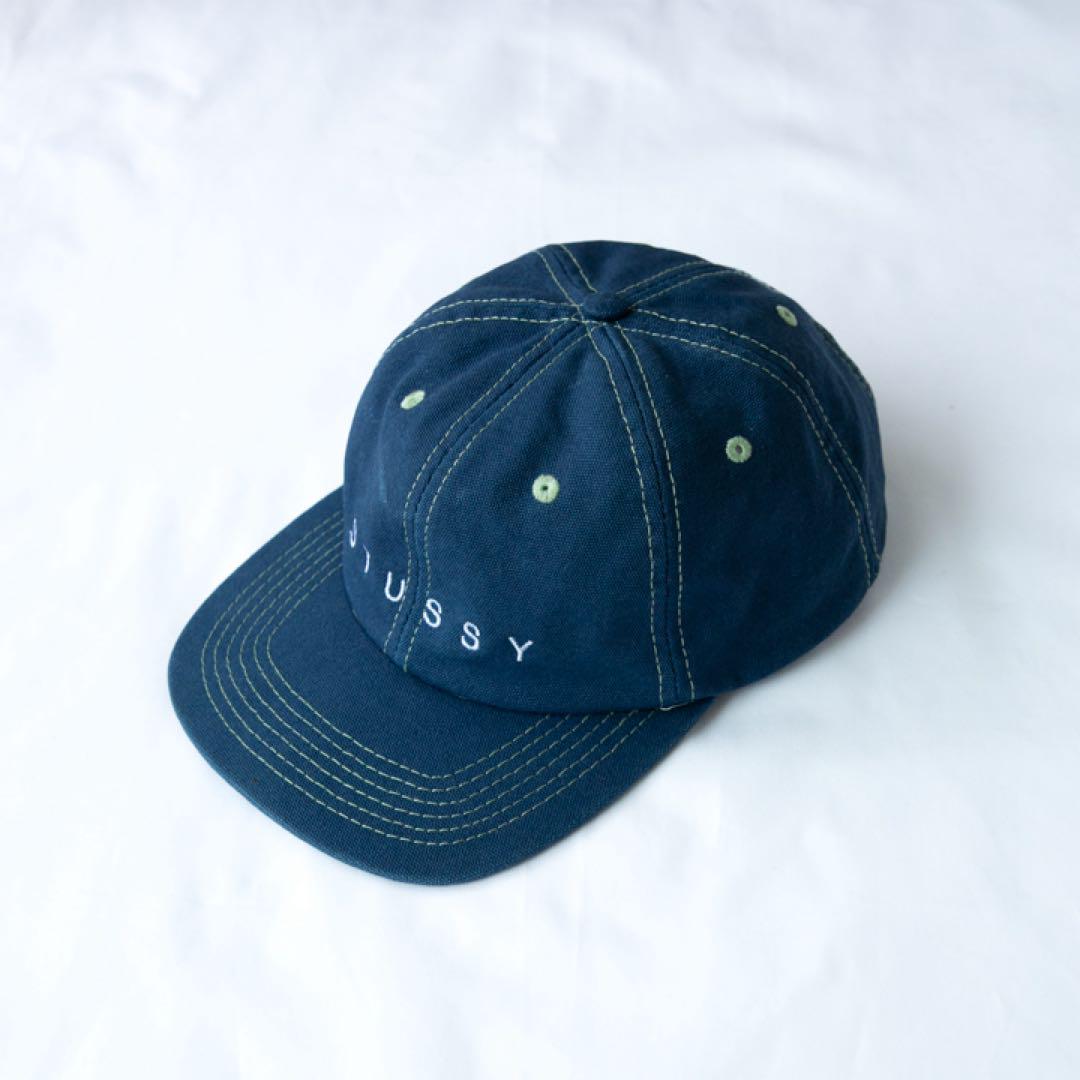 帽子 STUSSY Helvetica 6Panel Cap