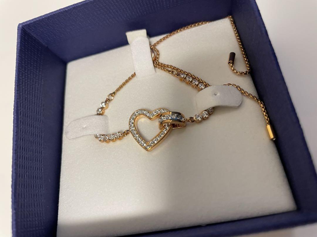 SWAROVSKI ブレスレット ハート ローズゴールド 未使用