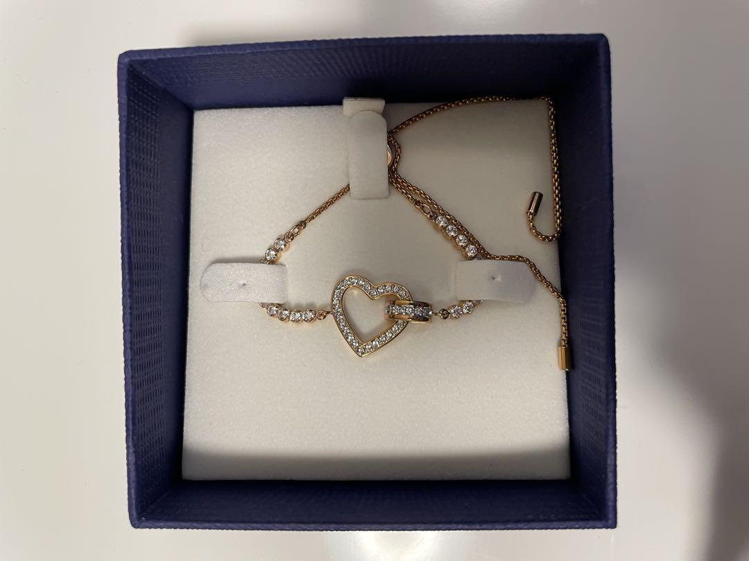 SWAROVSKI ブレスレット ハート ローズゴールド 未使用