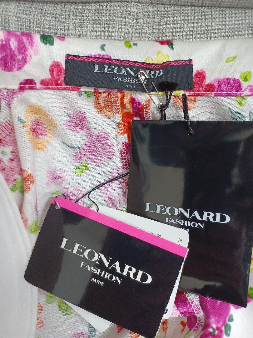 LEONARD FASHION .未使用フラワープリント ジャケット Mサイズ