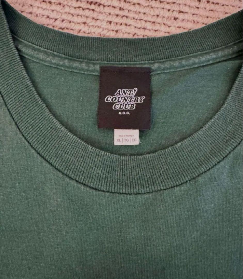 【新品】ANTI COUNTRY CLUB balansa XL ゲームシャツ anti country club コラボTシャツ XL グリーン - メルカリ