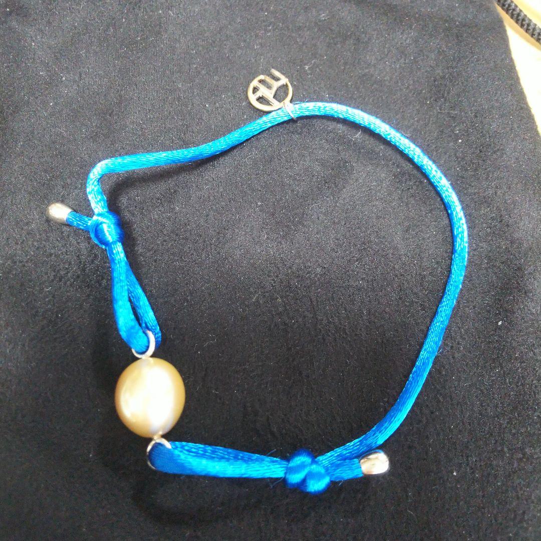 ムーンレーベル12 colors ゴールドパールコードブレス目立った傷や汚れなし