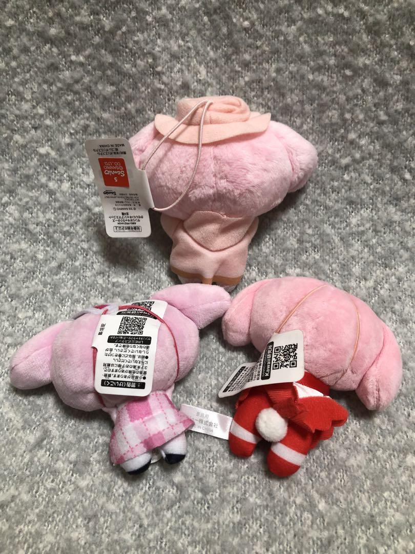サンリオ マイメロディ マイメロ ぬいぐるみ マスコット 3点