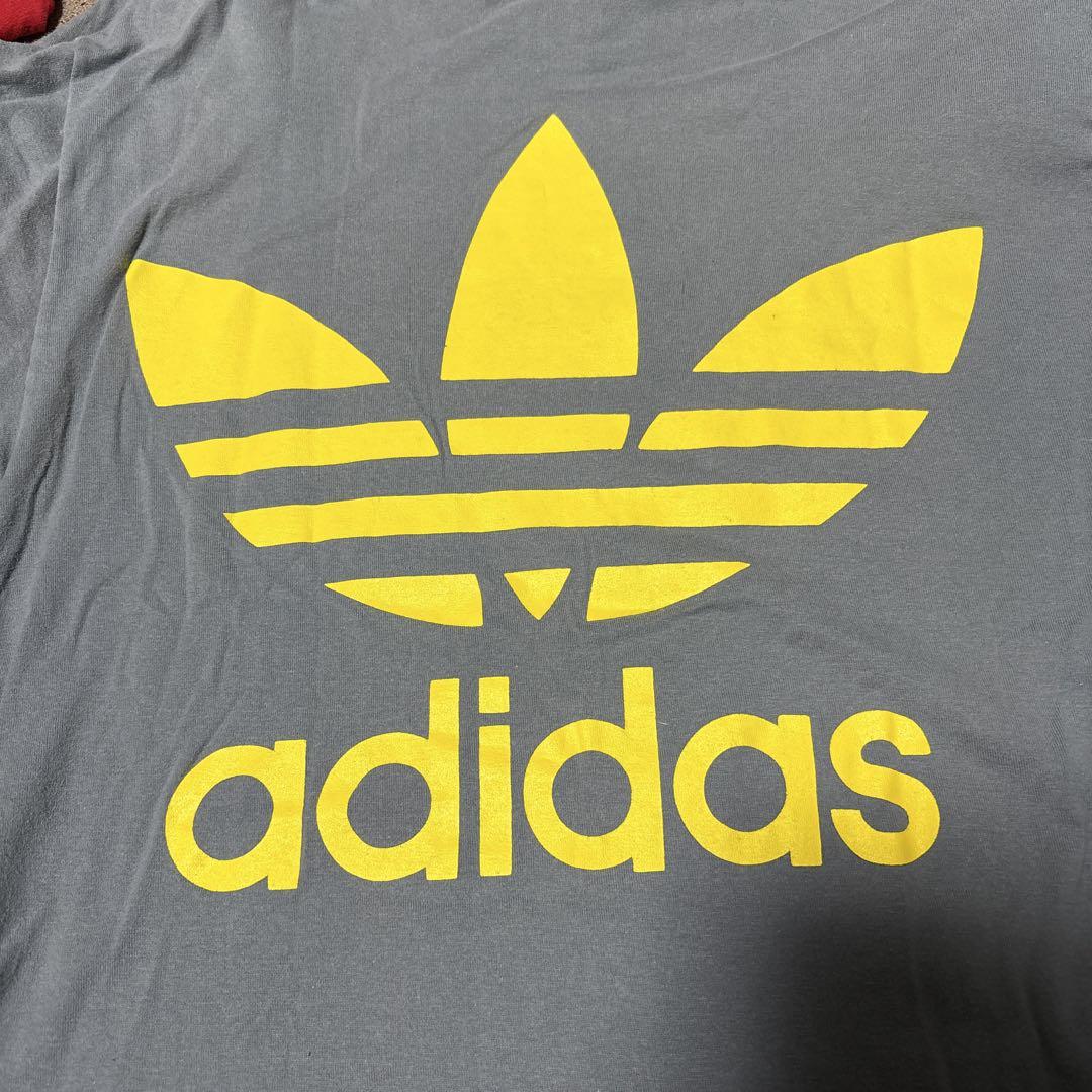 80s adidas ヴィンテージ カットソー ロンT