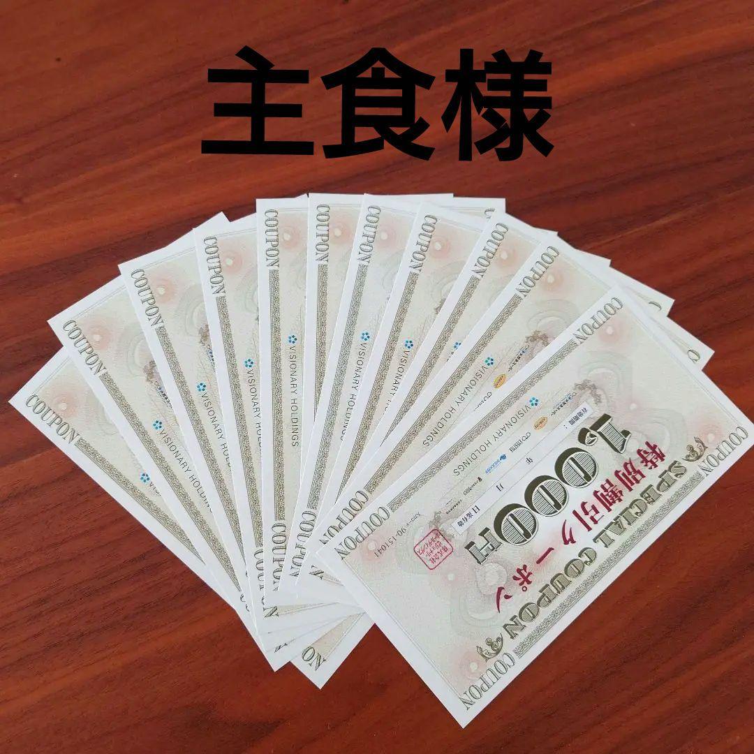 メガネスーパー.ビジョナリーホールディングスグループ特別割引券 11000円分