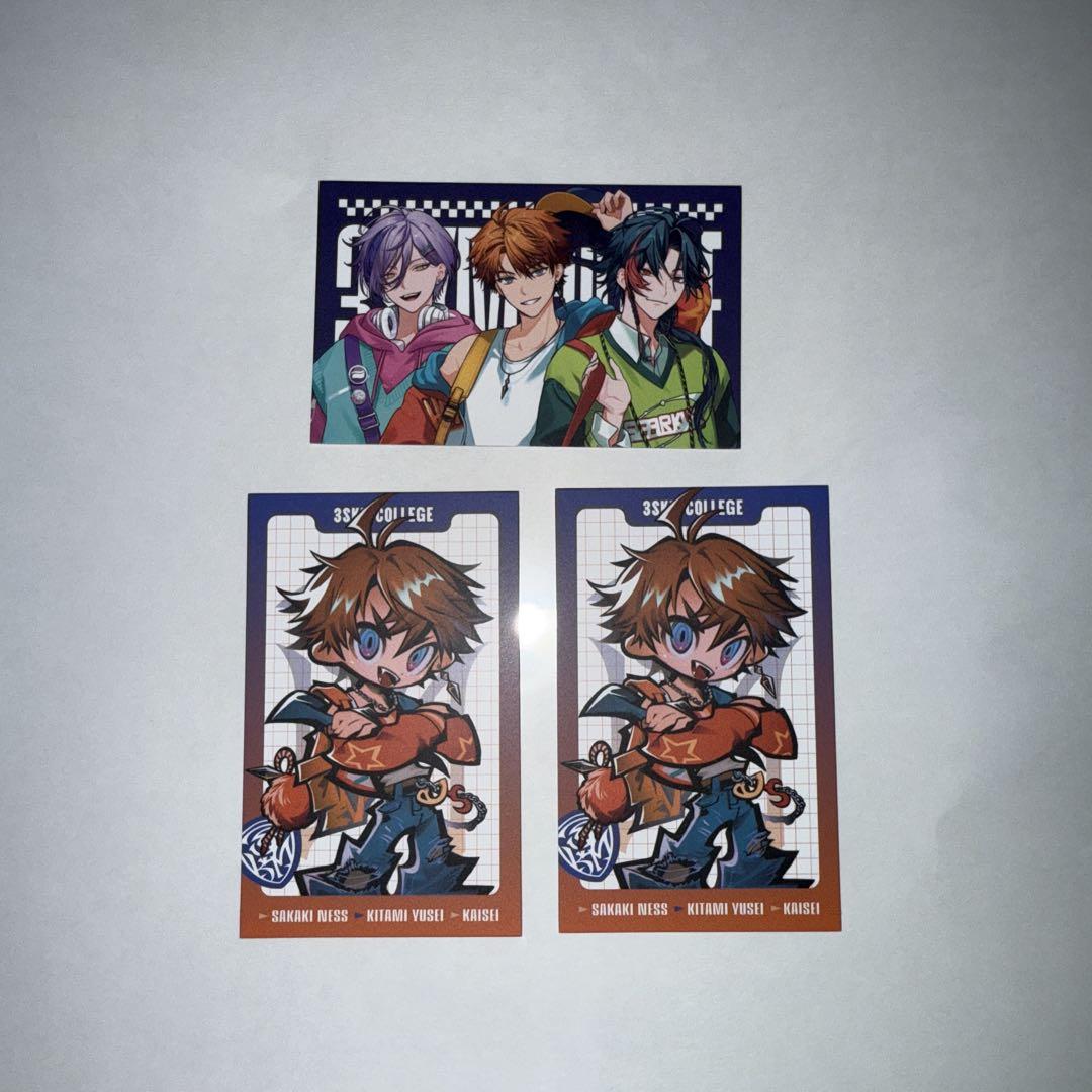にじさんじ 3skm カード チェキ 北見遊征 榊ネス 魁星 カレッジ