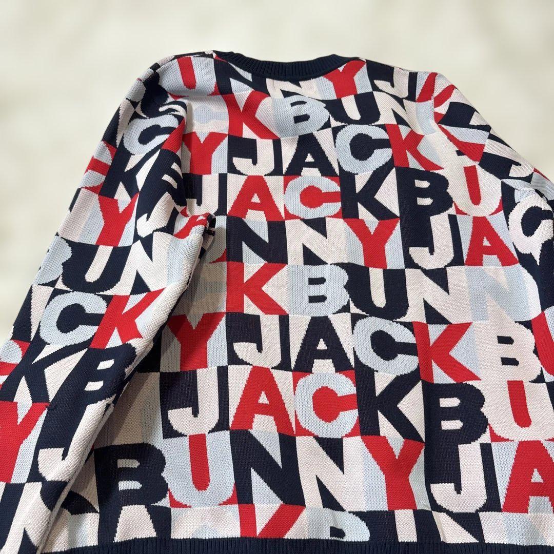 ジャックバニー　カラフルロゴニットセーター　レディース　ゴルフ　サイズ1