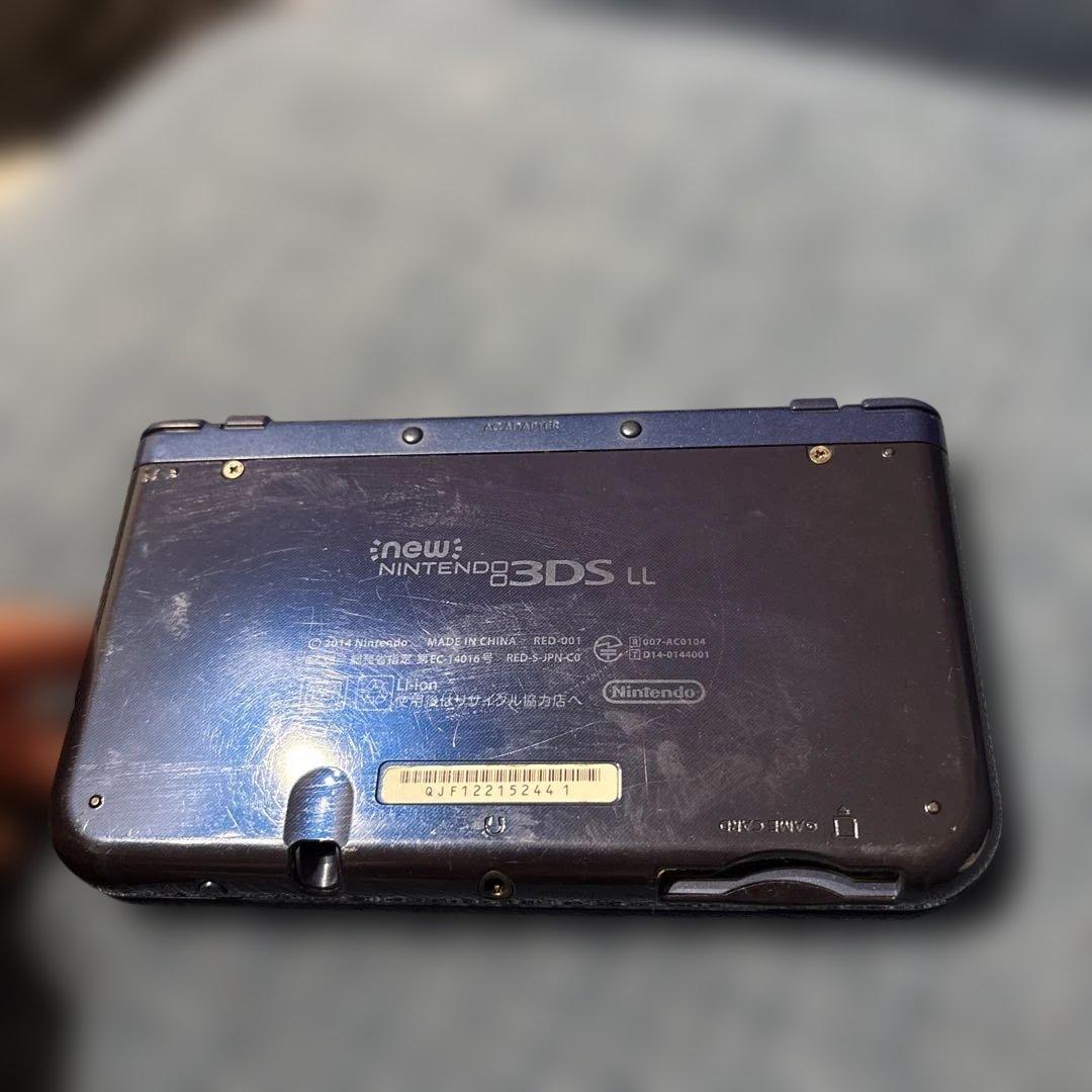 new Nintendo 3DS LL 青色 本体