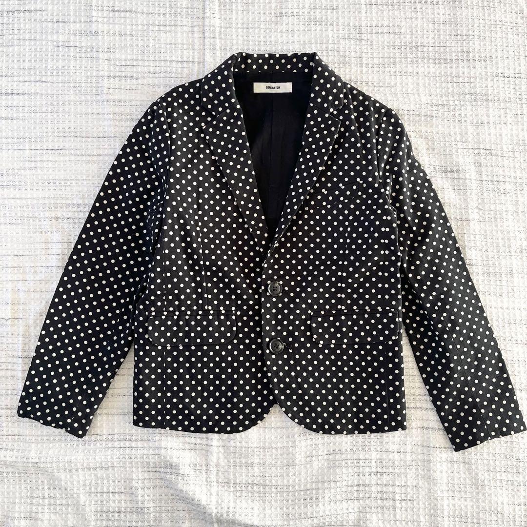 【美品】ジェネレーター★ドット総柄スーツ 130㎝ 入学式