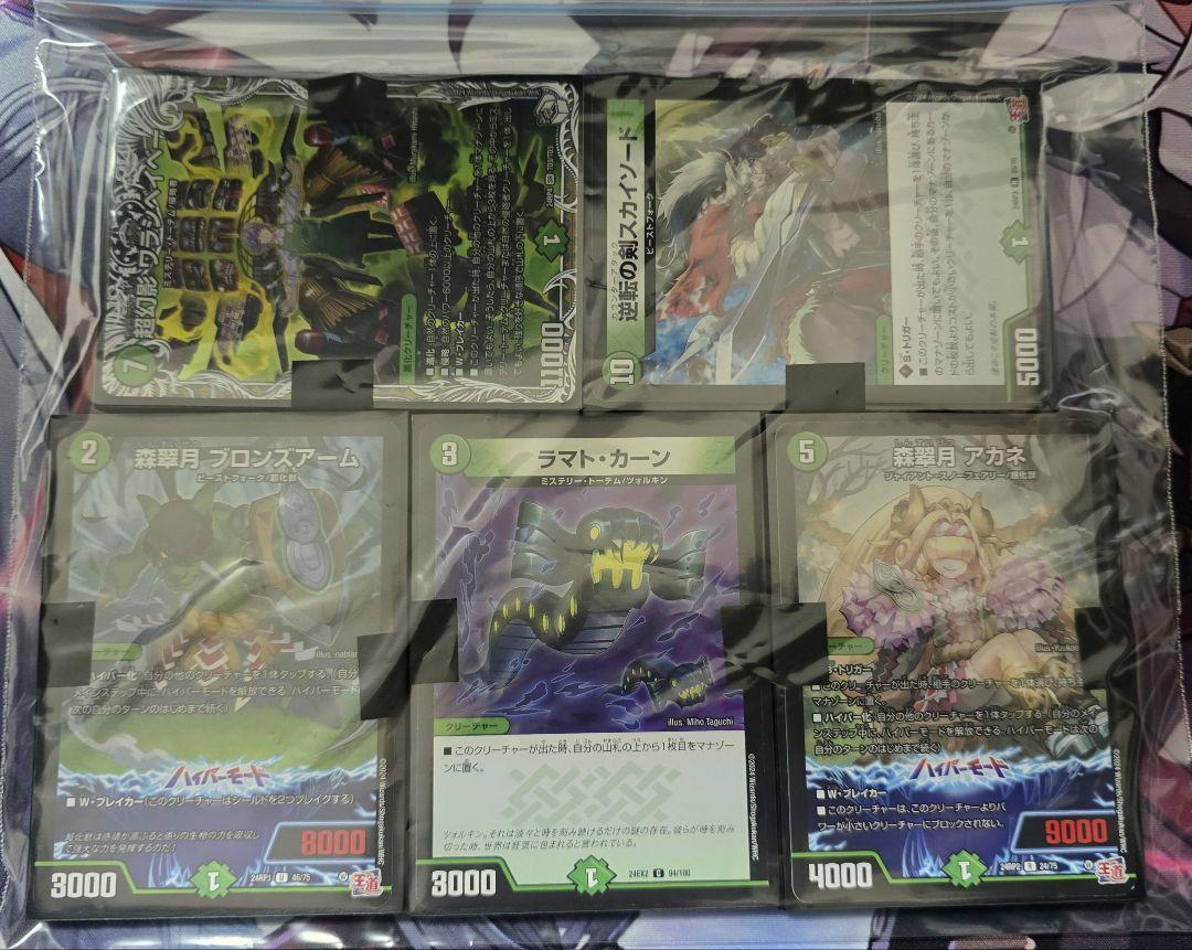 独特な 【送料無料】 デュエマ】カジュアるch構築 緑単ミステリートーテム 構築済み40 デュエルマスターズ