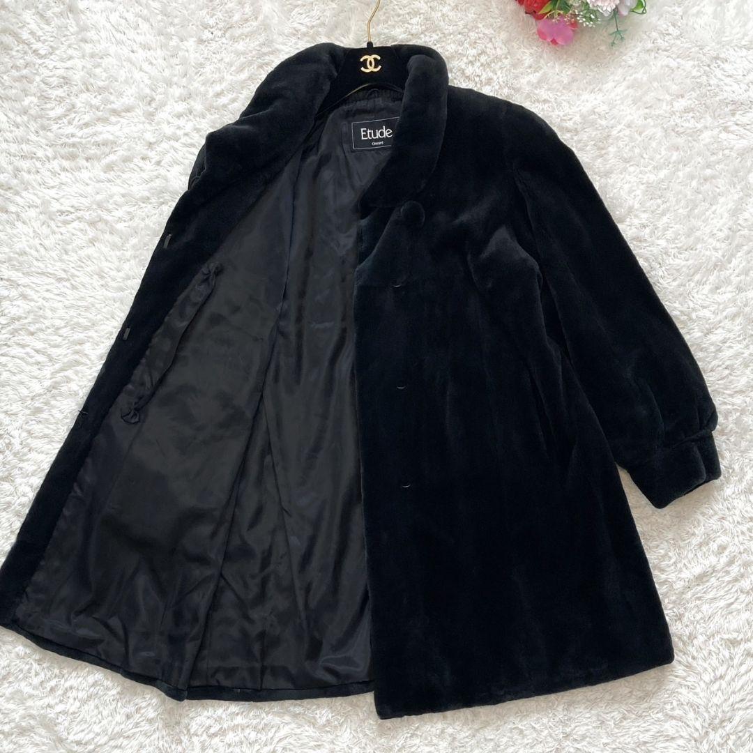 極美品】サガミンク 銀サガ 最高級本毛皮 ミンク ファー ロング 極美品】サガミンク 銀サガ 最高級本毛皮 ミンク ファー ロング