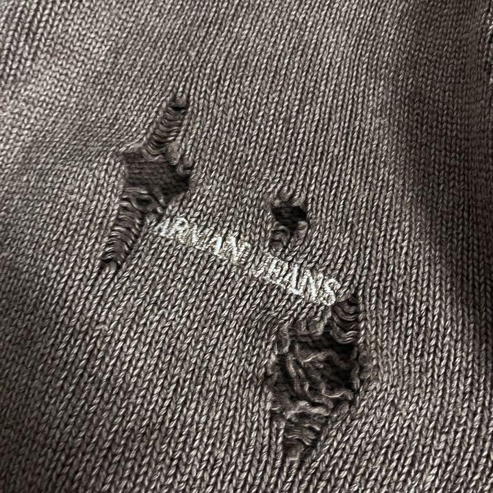 ARMANI JEANS ダメージニット