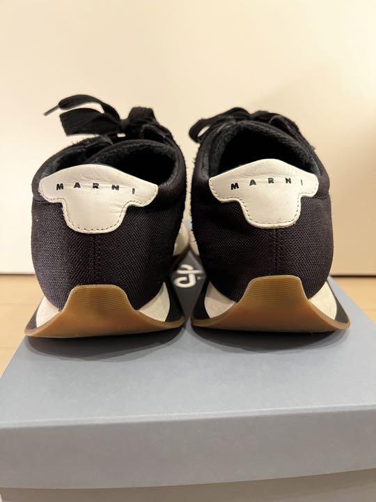 希少 marni ビッグフット 42 川上洋平 ブラック スニーカー マルニ