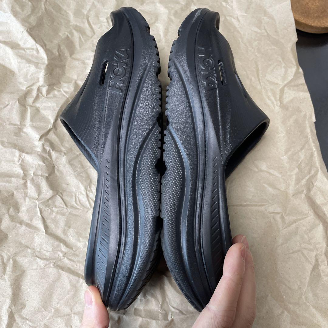 美品　ホカオネオネ オラ リカバリー スライド 3 サンダル 25cm HOKA