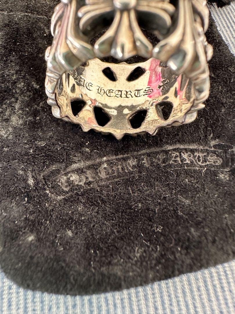 【みかん】CHROME HEARTS セメタリークロスリング　22号