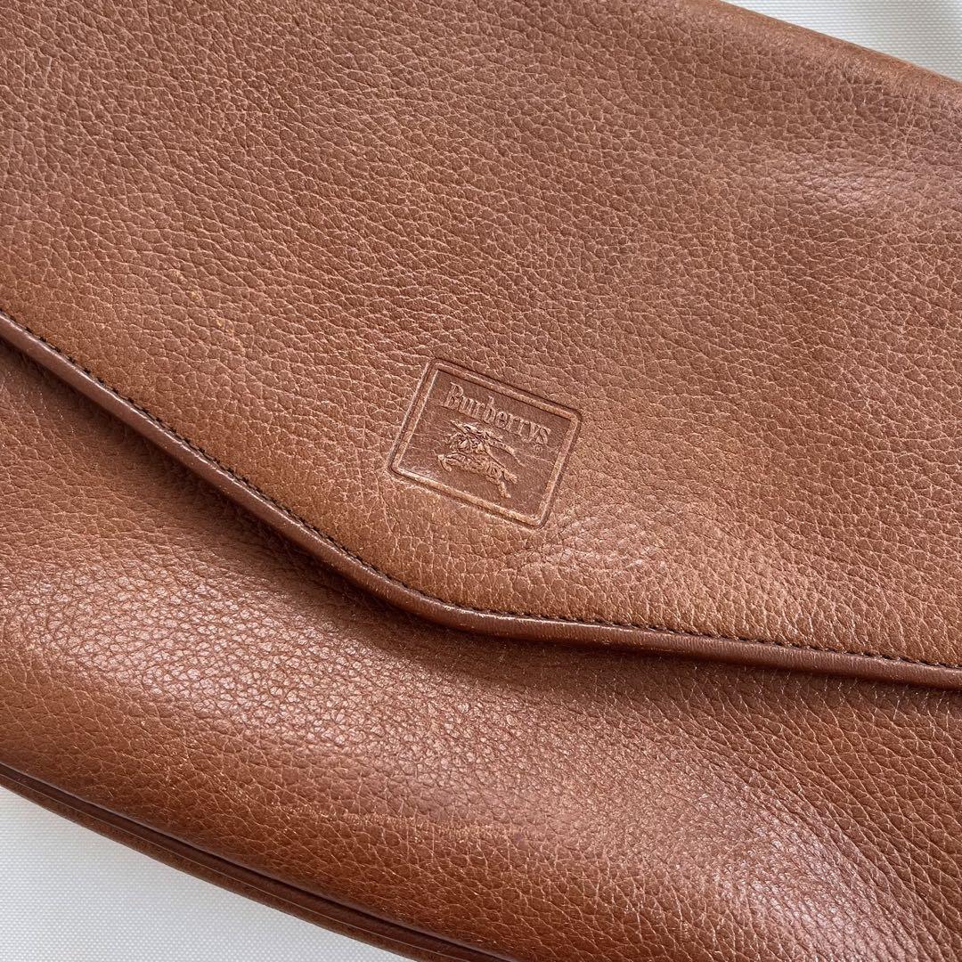 【Burberry】バーバリー　ショルダーバッグ　ブラウン