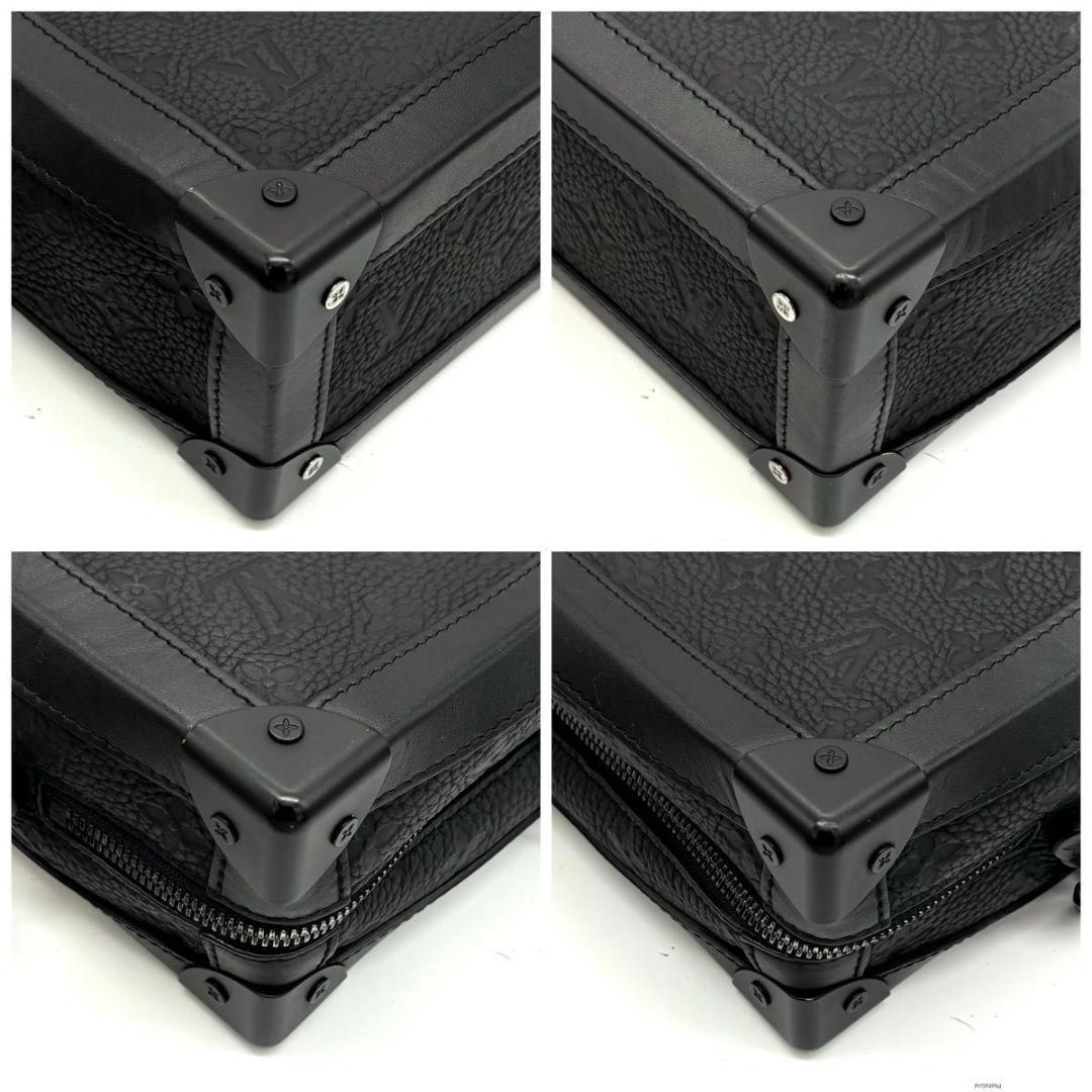 【新型】ルイヴィトン トリヨン ソフトトランク モノグラム ショルダーバッグ 黒