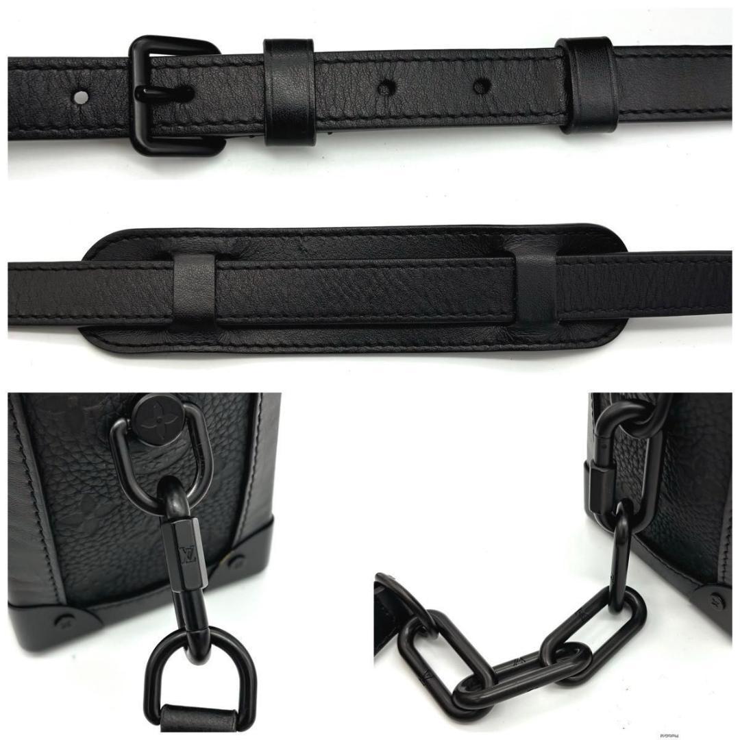 【新型】ルイヴィトン トリヨン ソフトトランク モノグラム ショルダーバッグ 黒