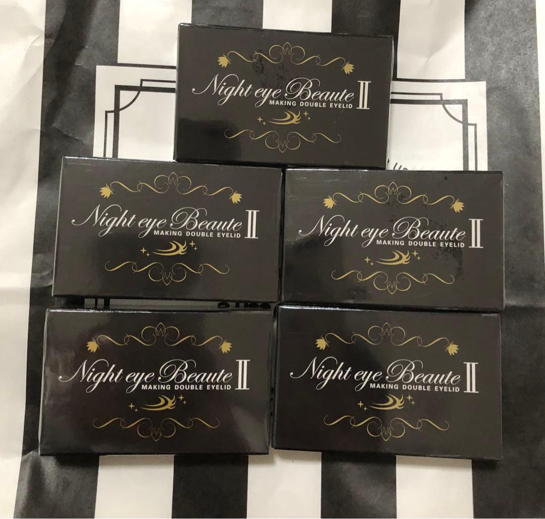 ナイトアイボーテII 二重メイク アイプチ 5個セット新品、♥