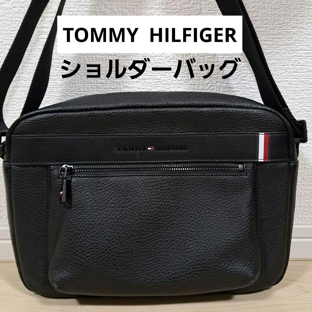 TOMY HILFIGER 　トミー　ヒルフィガー　ショルダーバッグ　メンズ　黒