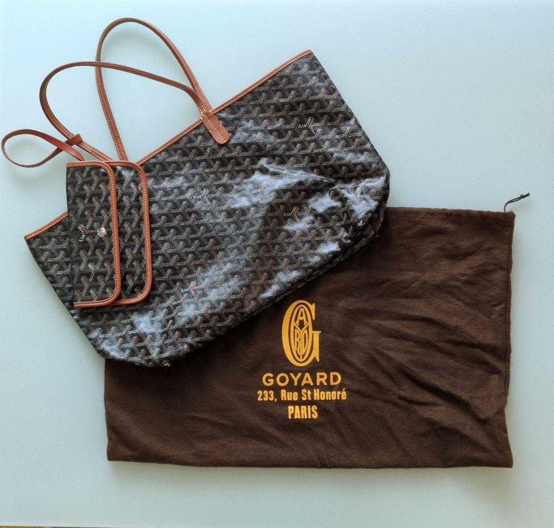 ゴヤール GOYARD サンルイ トートバッグ PM ブラック タン