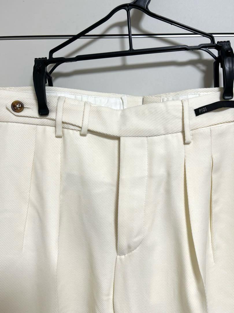 ピーティーゼロウーノ PT01 CARROT FIT ウール100%パンツ48