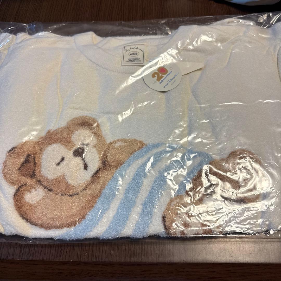 ディズニー★ダッフィー gelato piqueルームウエアセット★(白)