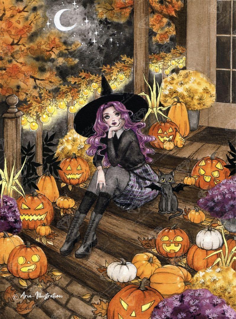 DAC ダイヤモンドアート⭐︎ハロウィンナイト DAC ダイヤモンドアート⭐︎ハロウィンナイト
