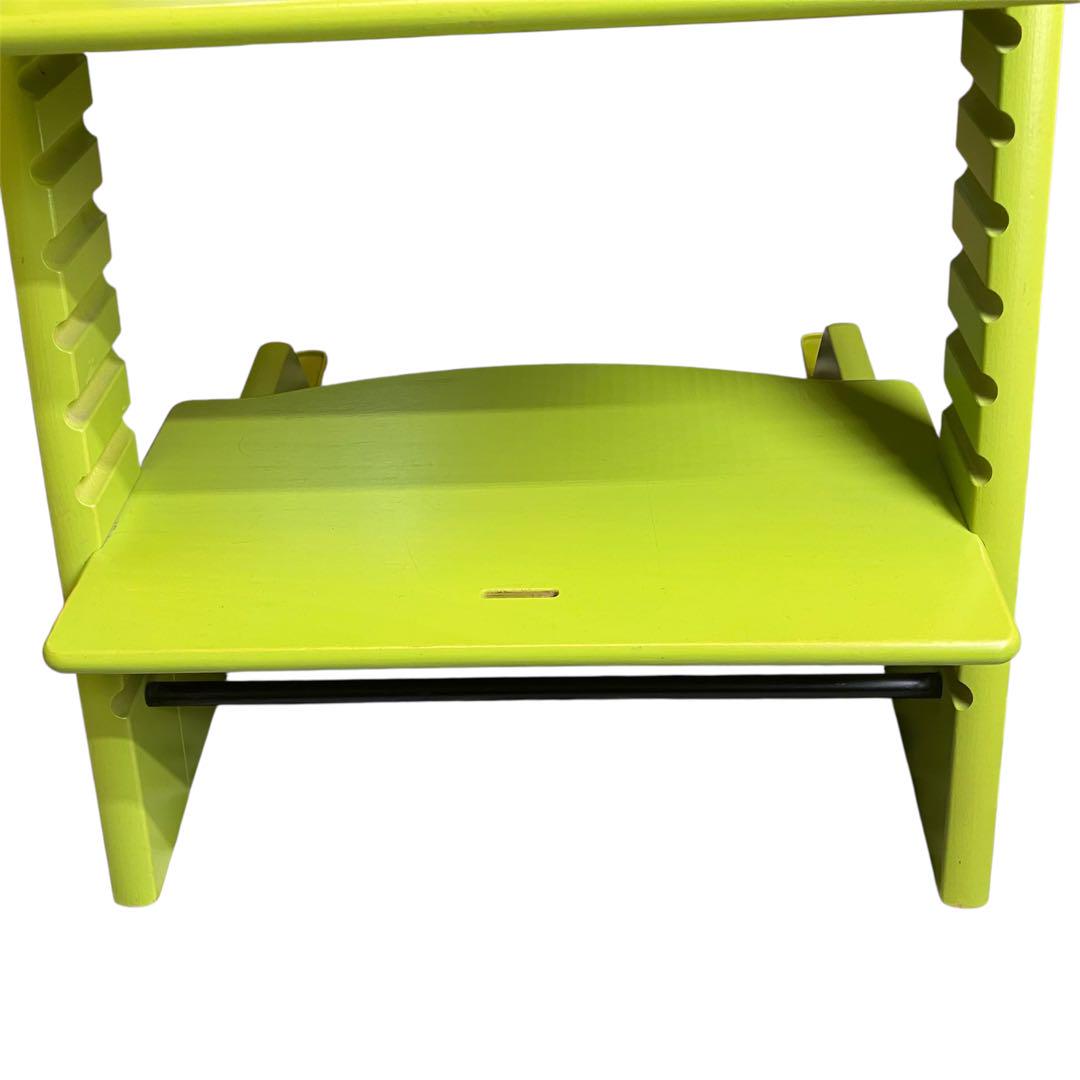 【希少】STOKKE ストッケ　トリップトラップ ライムグリーン S/N4 希少】STOKKE ストッケ トリップトラップ ライムグリーン S/N4