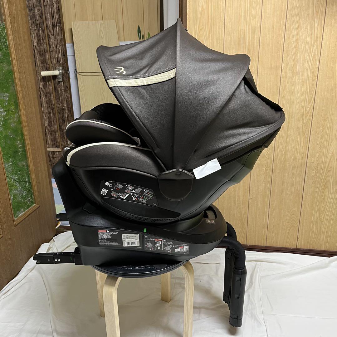 エールべべ クルット 3i グランス ISOFIX チャイルドシート 茶