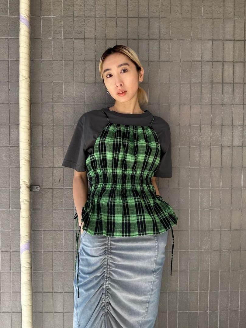 Shirring Bustier