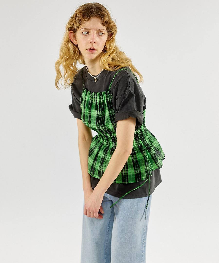 Checked Shirring