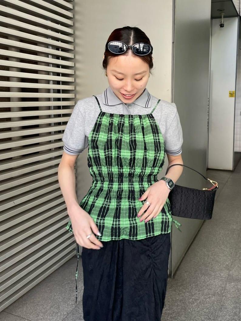 Checked Shirring