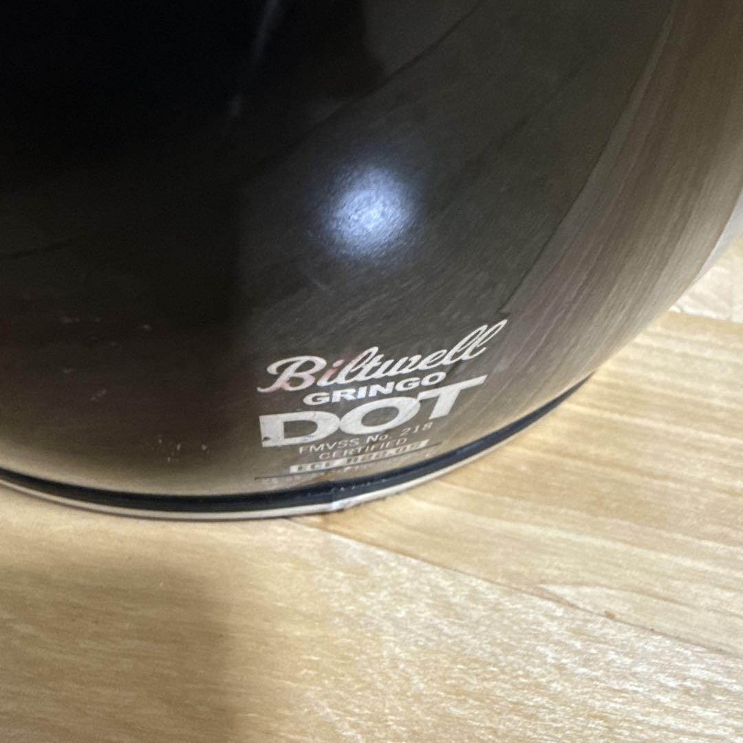 Biltwell Gringo ブラックヘルメット DOT規格
