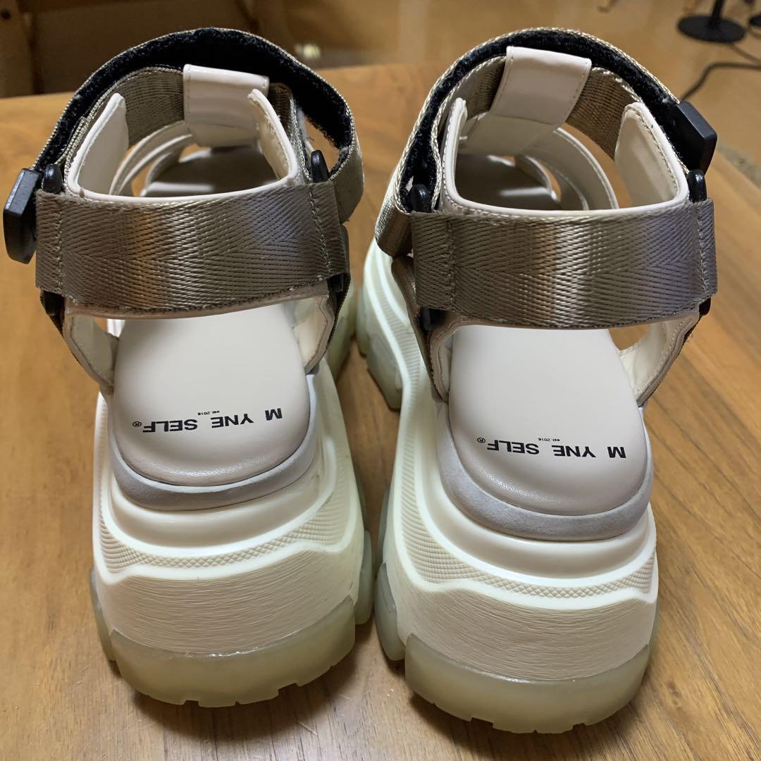【MYne self 】スニーカーソール ジェリービーン 厚底サンダル MYne self 】スニーカーソール ジェリービーン 厚底サンダル