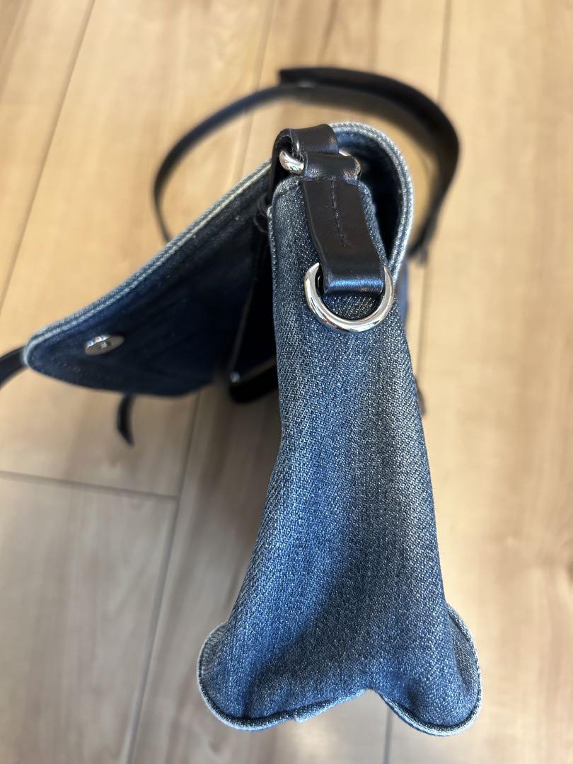 miu miu デニムショルダーバッグ