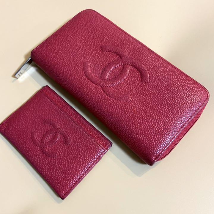 新品限定品 CHANEL キャビアスキン 長財布のみ UzZ8n-m26633707703 得価特価