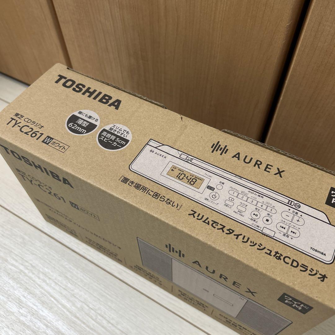 東芝　CDラジオ　TY-C261 ホワイト