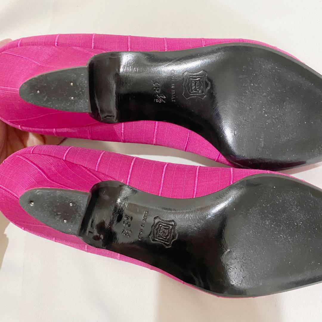 FENDI フェンディ ピンク パンプス 25〜25.5 パンプス
