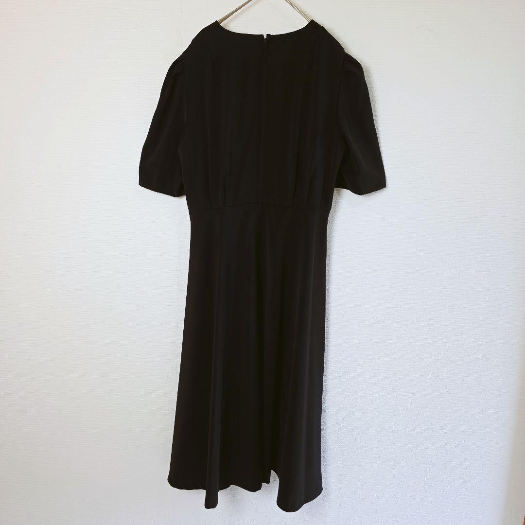 【1点物】レディースワンピーススーツ　セットアップ　喪服　礼服　黒　13号　古着