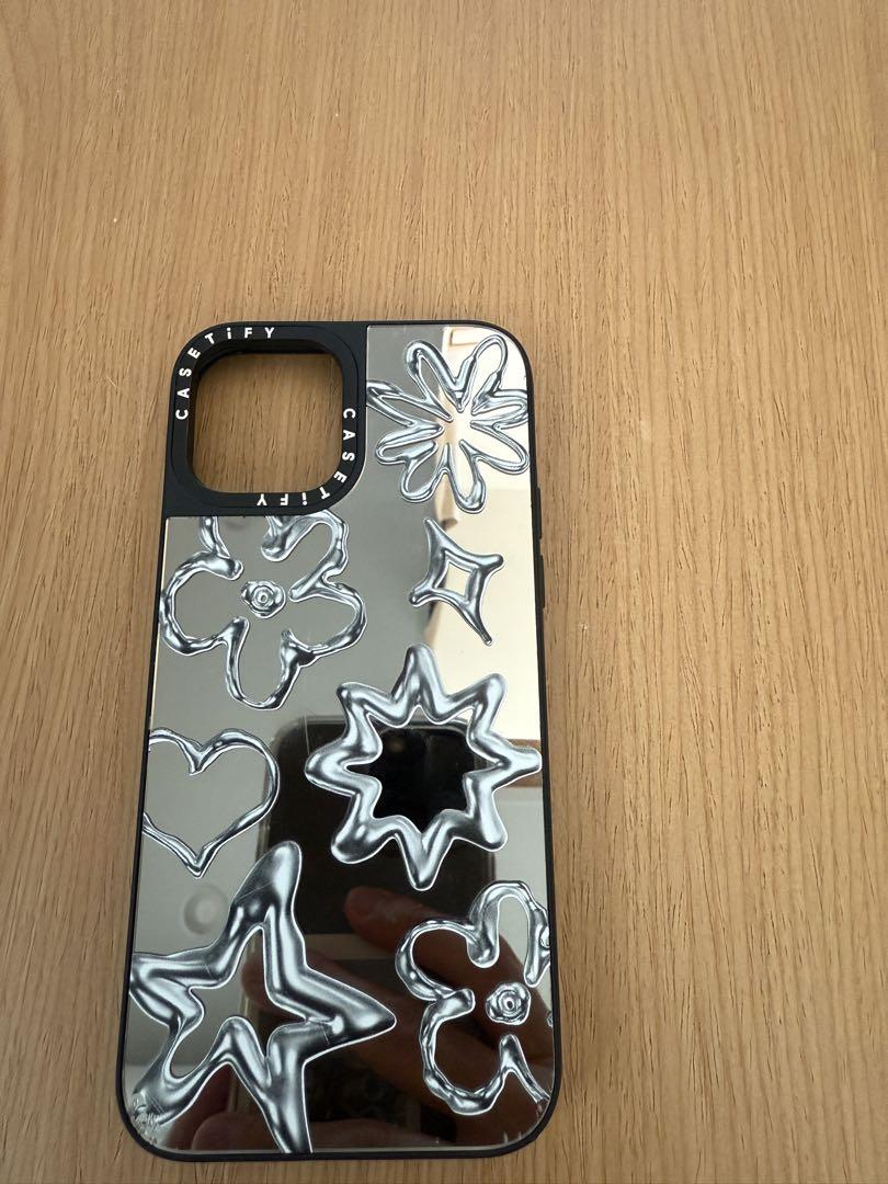 Casetify ミラー花柄 MagSafe対応 スマホケース　iPhone12