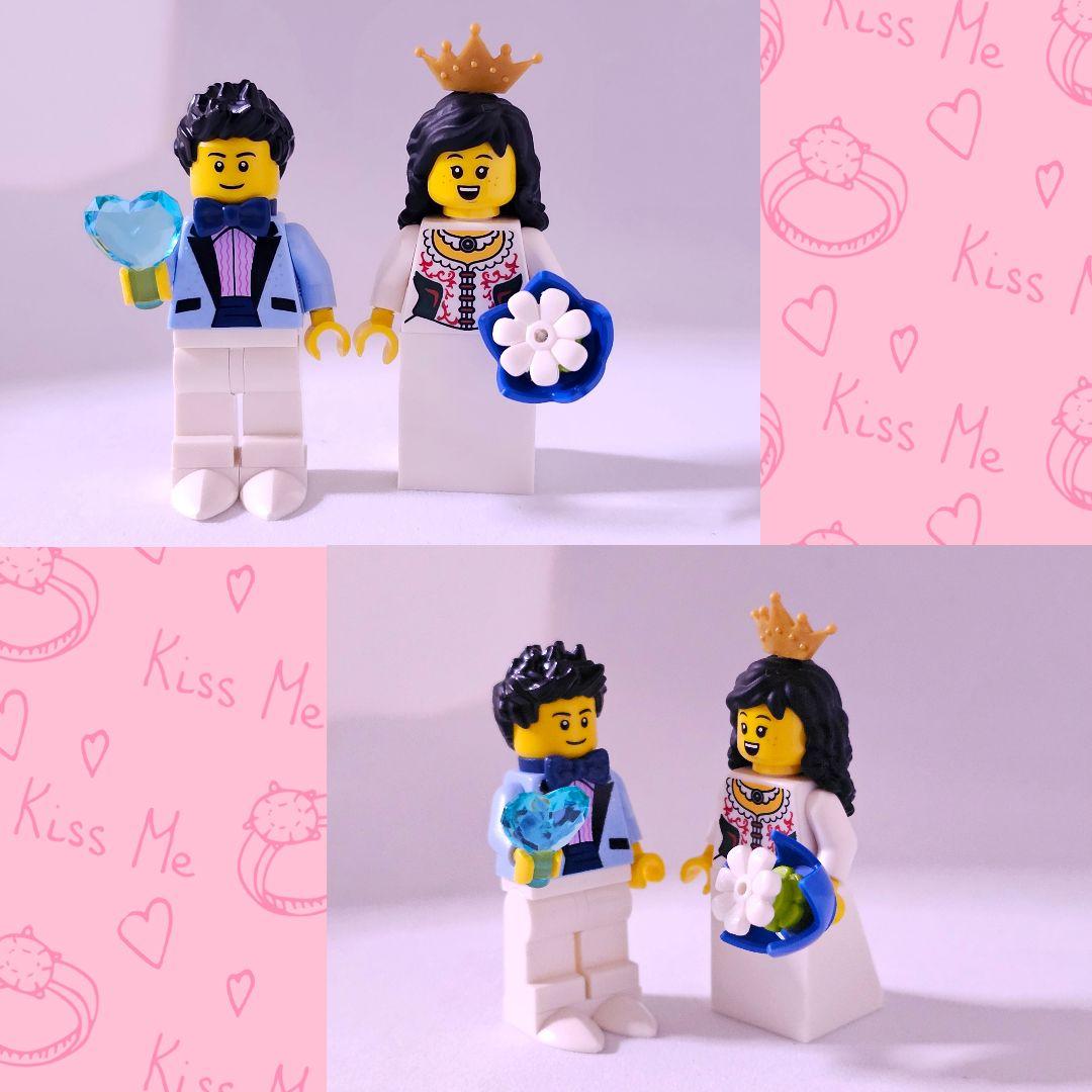 正規品販売！ レゴ ♡ ウェディング 結婚証明書 リングピロー ウエディングA ウェルカムボード