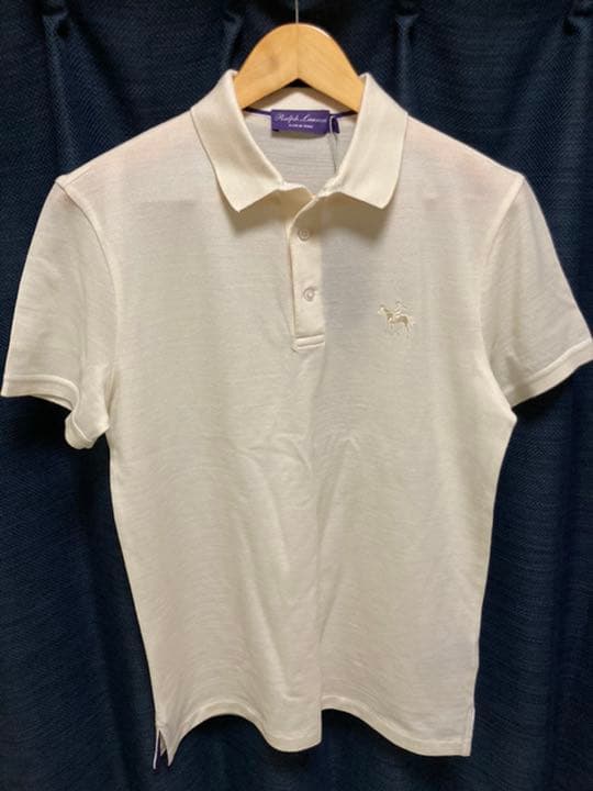 柔らかな質感の ラルフローレンパープルレーベル 新品ポロシャツ
