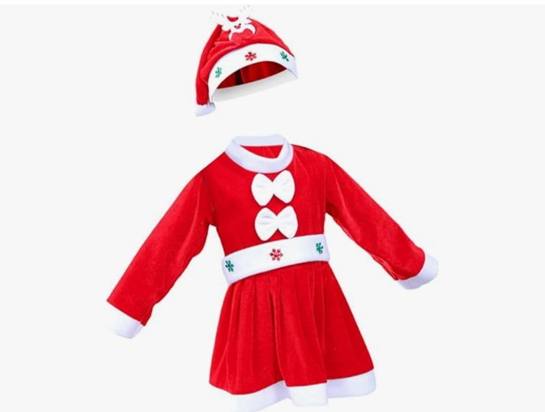 サンタクロースコスチューム子供用クリスマス服 90cm