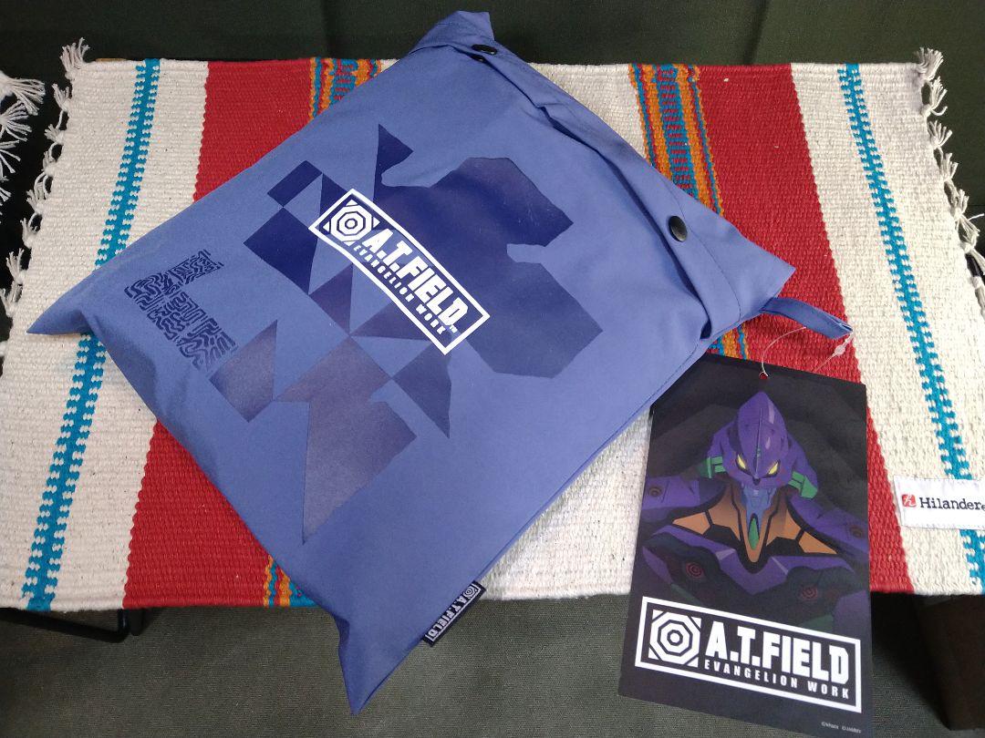未使用！A.T.FIELDストレッチレインジャケット　パープル（NERV）LL！ ワークブランドA.T.FIELD】ストレッチレインジャケット/パープル