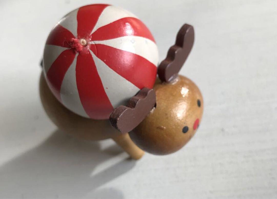 レトロ木製トナカイ