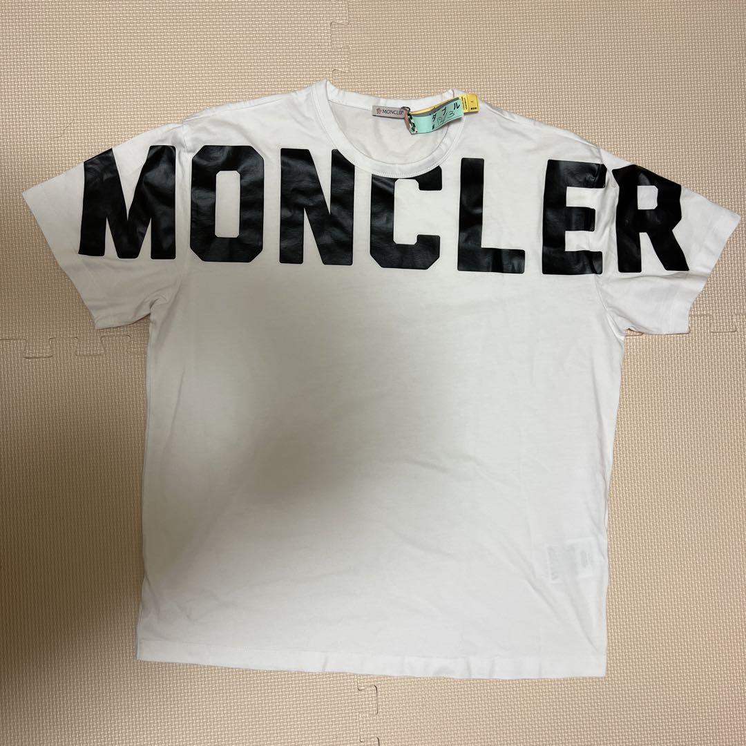 MONCLER ビッグロゴ Tシャツ ホワイト
