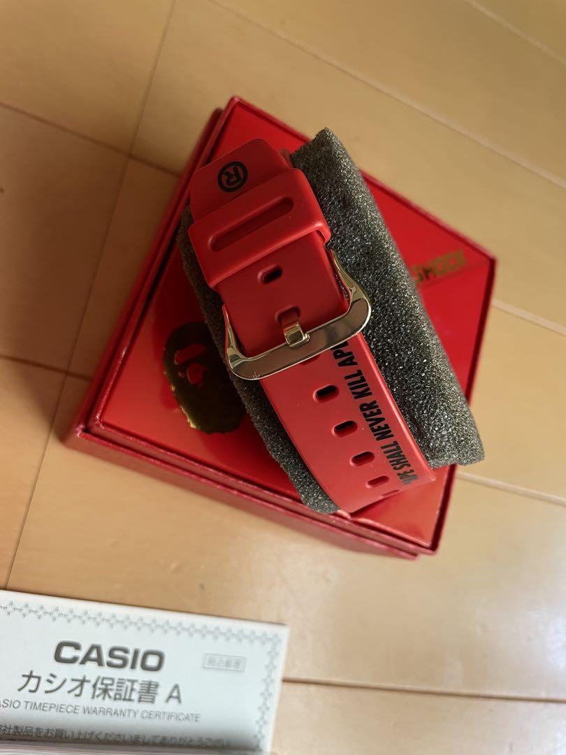 ※ろこ　G-SHOCK BAPEコラボ 赤
