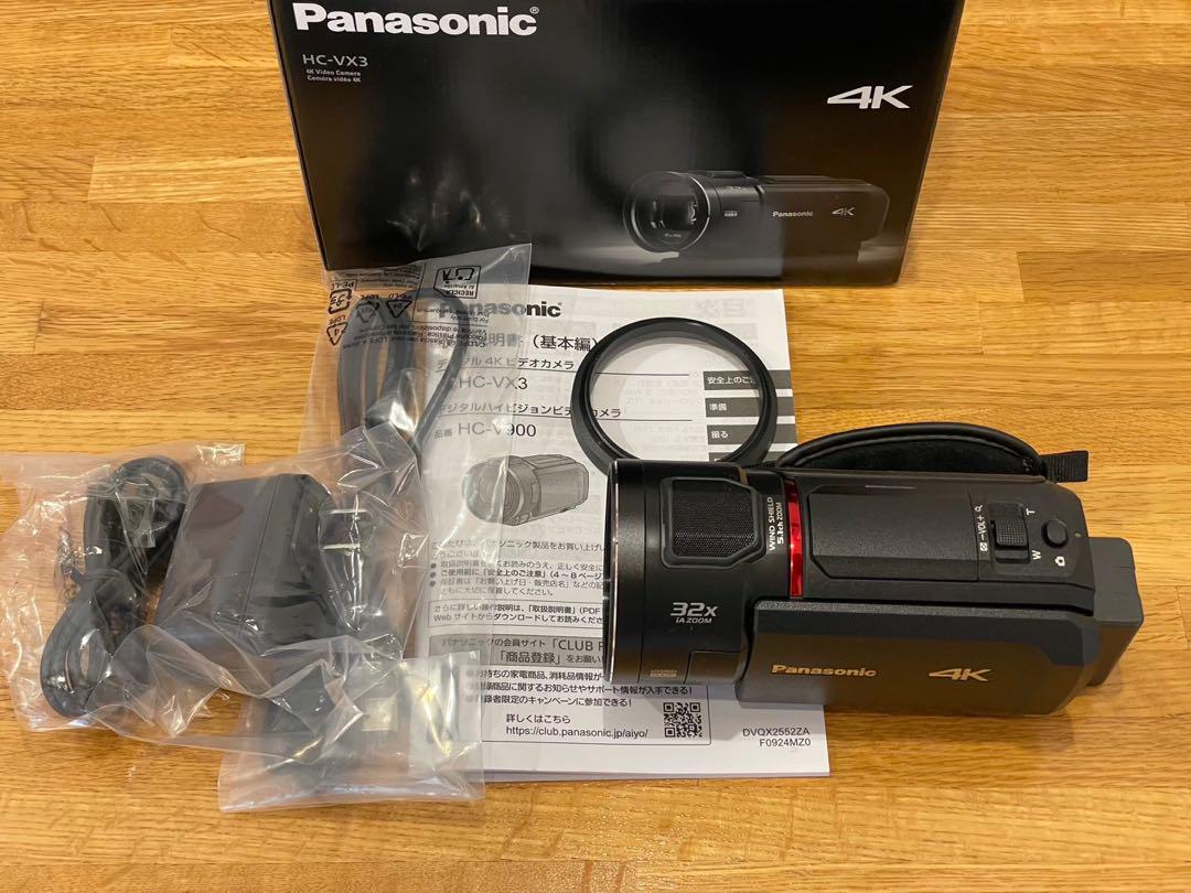 Panasonic HC-VX3 4Kビデオカメラ
